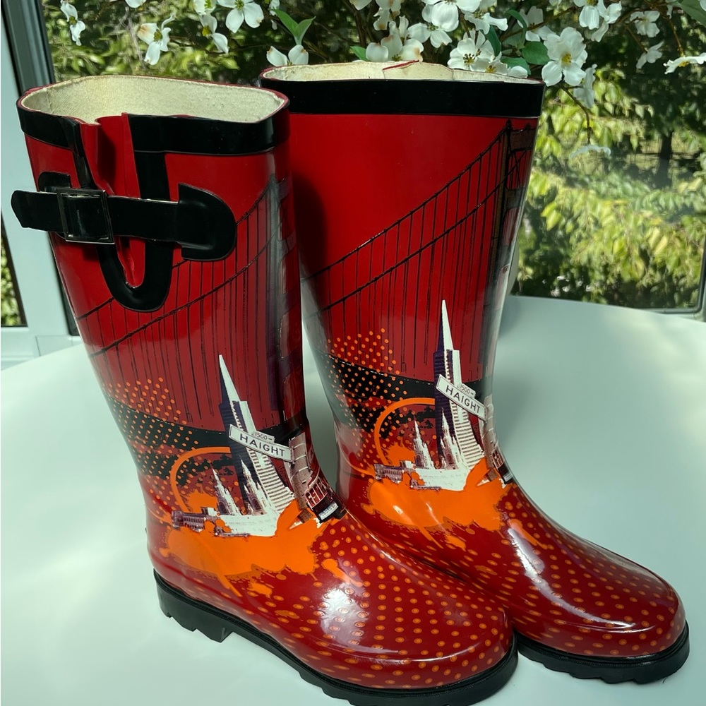 Chooka Signature rain boots size 5 San Francisco